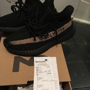 Yeezy 350 boost V2 core black/green